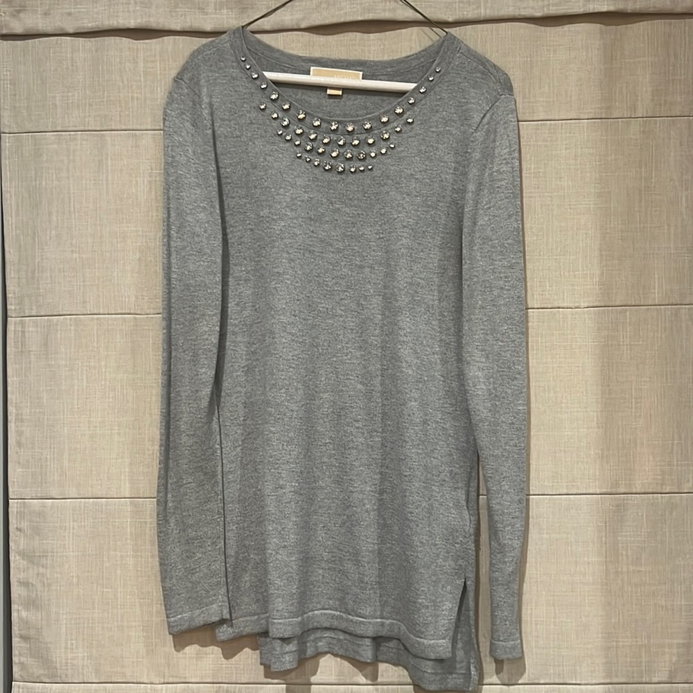 Michael Kors Rhinestone Embellished Sweater